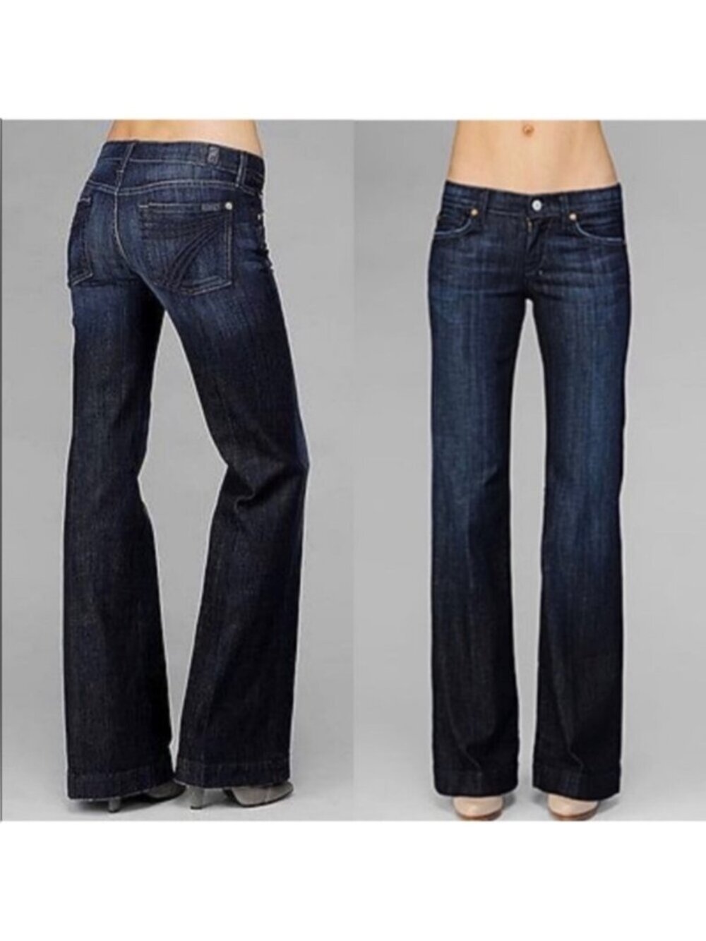 NWT 7 For All Mankind  Dojo Flare Leg Jeans Women’s Size 32  U115B380S